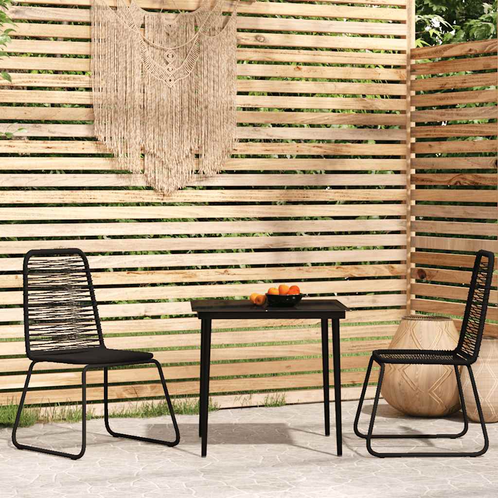 Vidaxl 3-delige tuinset zwart