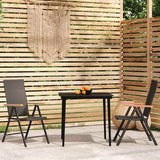 Vidaxl 3-delige tuinset zwart