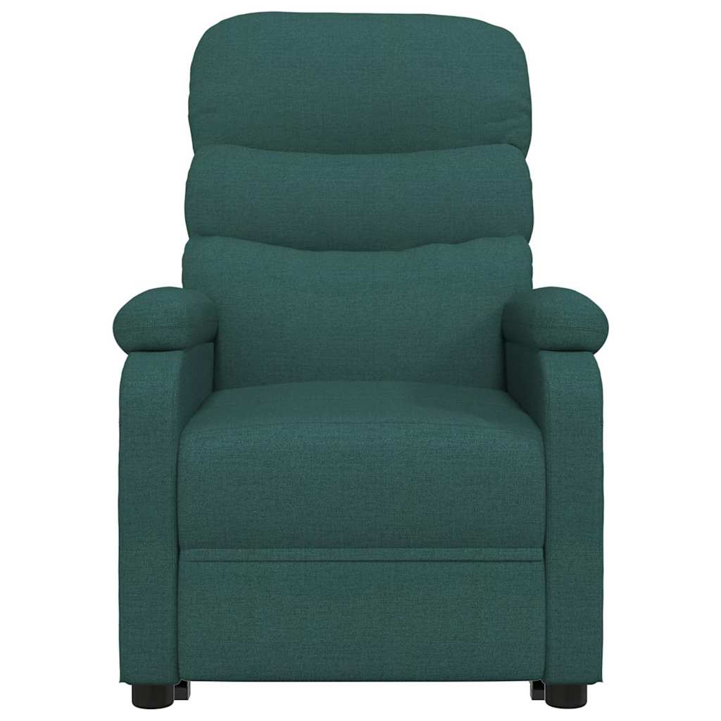 Vidaxl fauteuil verstelbaar stof donkergroen