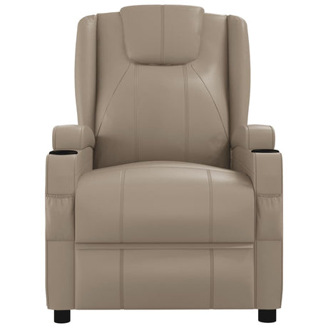 Vidaxl massagestoel kunstleer cappuccinokleurig
