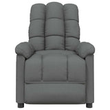 Vidaxl massagestoel stof donkergrijs