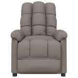 Vidaxl massagestoel stof taupe