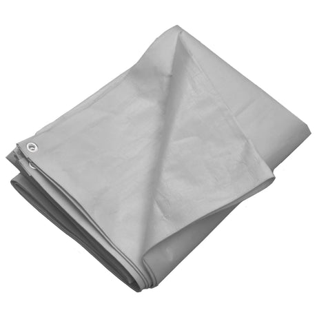 Vidaxl dekzeil 260 g m² 4x4 m hdpe grijs