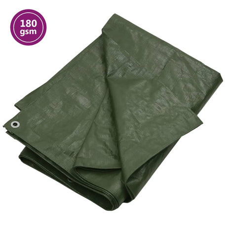 Vidaxl dekzeil 180 g m² 6x8 m hdpe groen