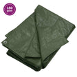 Vidaxl dekzeil 180 g m² 6x10 m hdpe groen