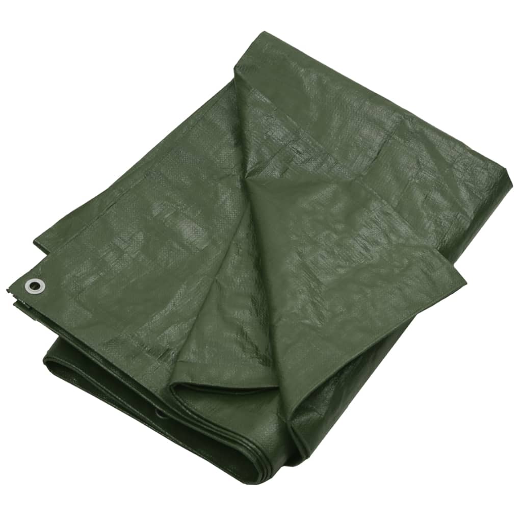 Vidaxl dekzeil 180 g m² 6x12 m hdpe groen
