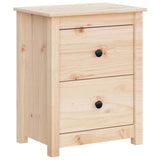 Vidaxl nachtkastje 50x35x61,5 cm massief grenenhout