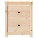 Vidaxl nachtkastje 50x35x61,5 cm massief grenenhout