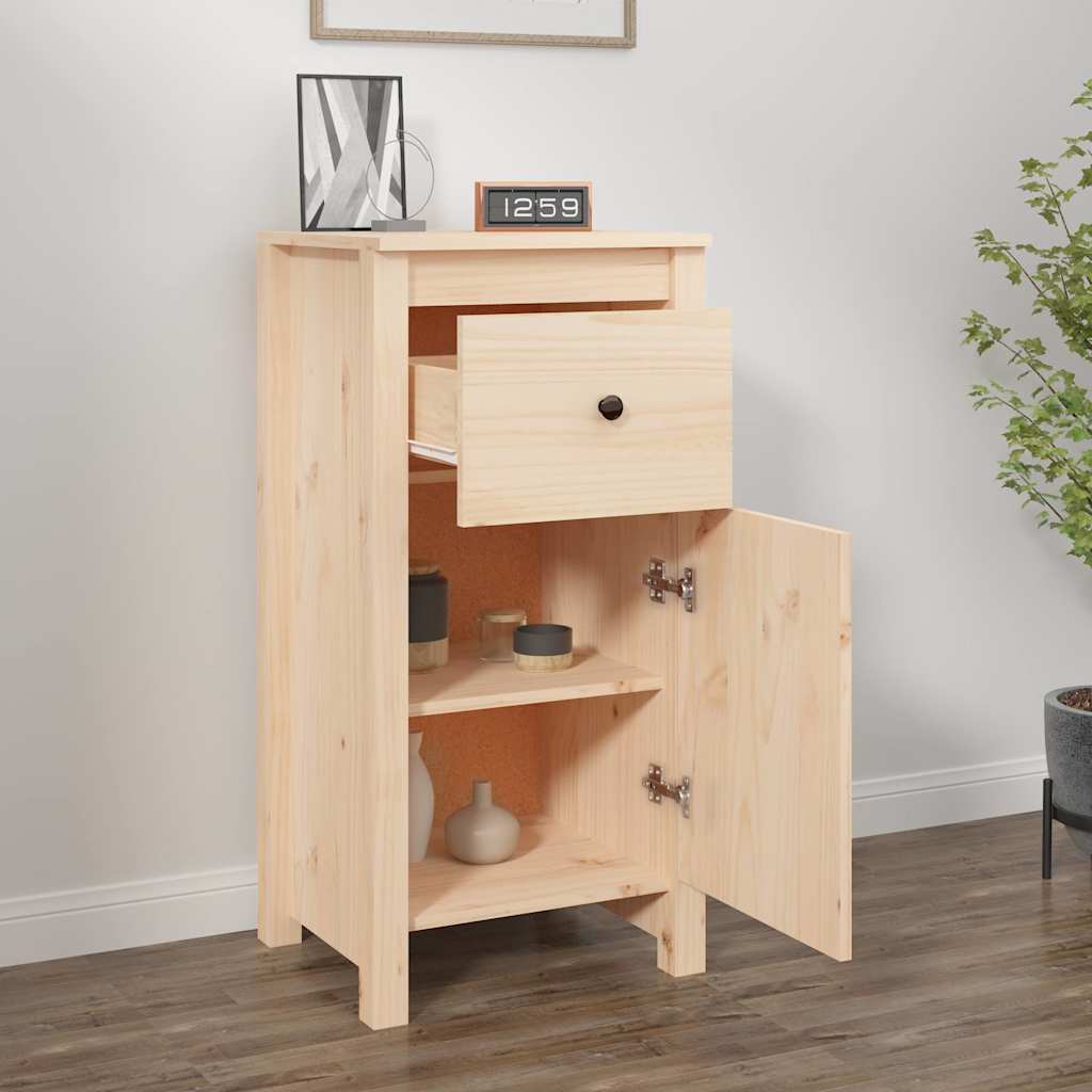 Vidaxl dressoir 40x35x80 cm massief grenenhout