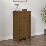 Vidaxl dressoir 40x35x80 cm massief grenenhout honingbruin