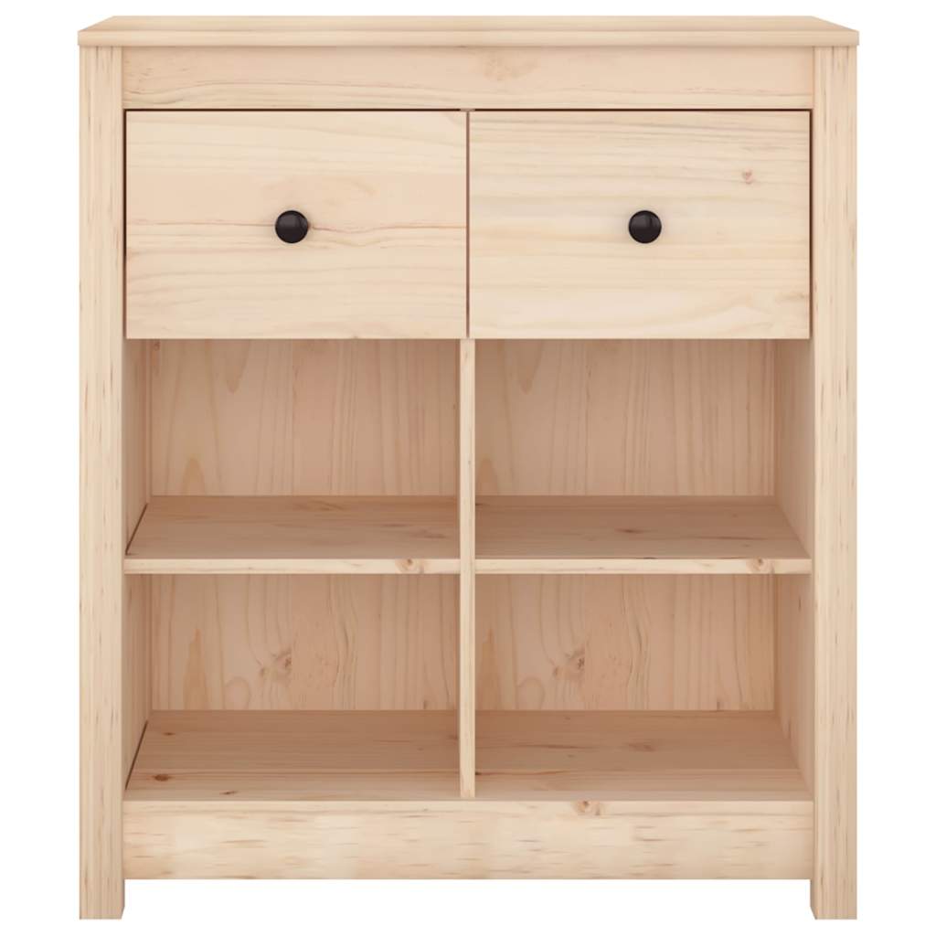 Vidaxl dressoir 70x35x80 cm massief grenenhout