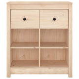 Vidaxl dressoir 70x35x80 cm massief grenenhout