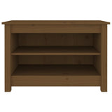 Vidaxl Shoe Cabinet 70x38x45,5 cm Solid Pine Honey Brown