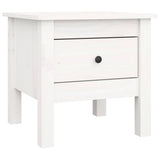 Vidaxl bijzettafels 2 st 40x40x39 cm massief grenenhout wit