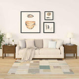Vidaxl bijzettafels 2 st 50x50x49 cm massief grenenhout honingbruin