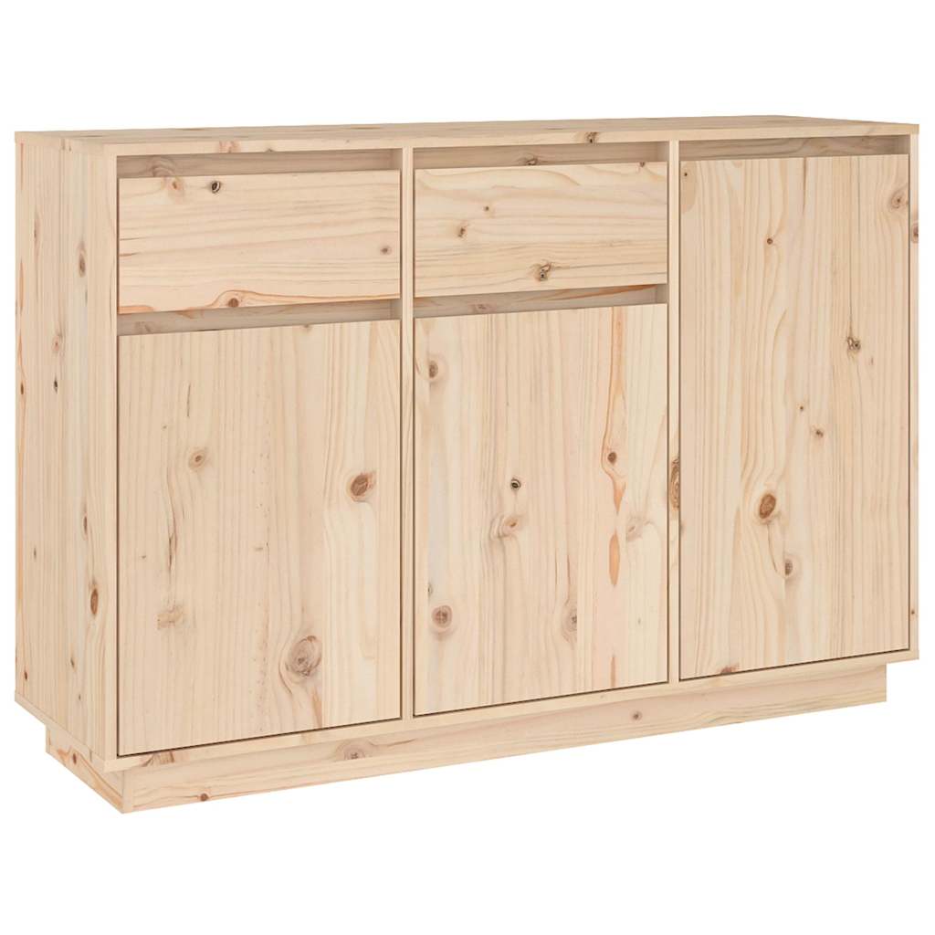Vidaxl dressoir 110x34x75 cm massief grenenhout