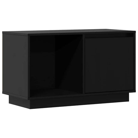 Vidaxl tv-meubel 74x35x44 cm massief grenenhout zwart