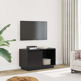 Vidaxl tv-meubel 74x35x44 cm massief grenenhout zwart