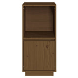 Vidaxl dressoir 38x35x80 cm massief grenenhout honingbruin
