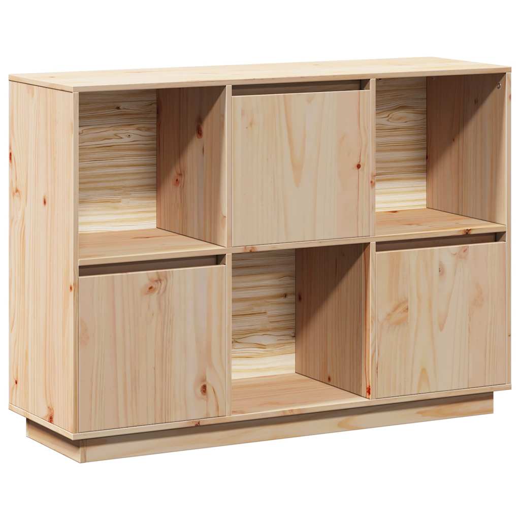 Vidaxl dressoir 110,5x35x80 cm massief grenenhout