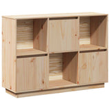 Vidaxl dressoir 110,5x35x80 cm massief grenenhout