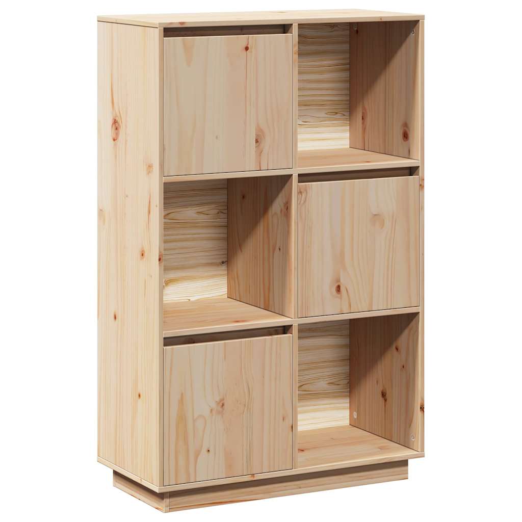 Vidaxl hoge kast 38x35x117 cm massief grenenhout