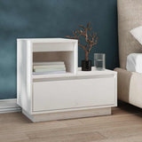 Vidaxl nachtkastjes 2 st 60x34x51 cm massief grenenhout wit