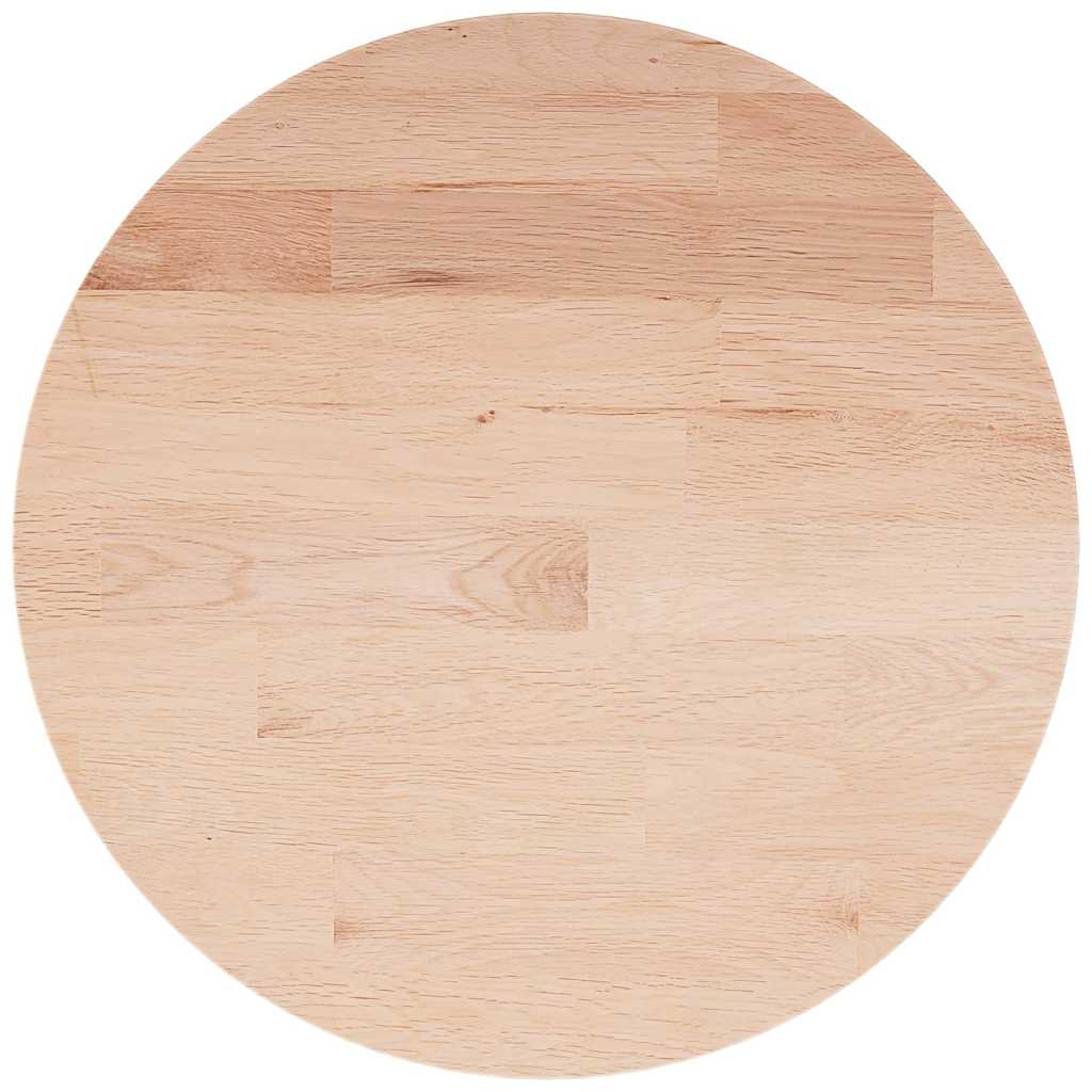 Vidaxl tafelblad rond ø30x1,5 cm onbehandeld massief eikenhout