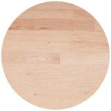 Vidaxl tafelblad rond ø30x1,5 cm onbehandeld massief eikenhout