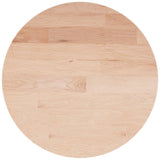 Vidaxl tafelblad rond ø50x1,5 cm onbehandeld massief eikenhout