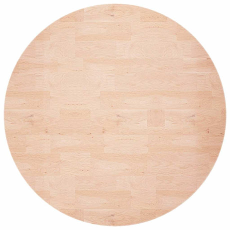 Vidaxl tafelblad rond ø80x1,5 cm onbehandeld massief eikenhout