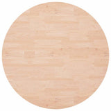 Vidaxl tafelblad rond ø90x1,5 cm onbehandeld massief eikenhout