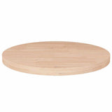 Vidaxl tafelblad rond ø40x2,5 cm onbehandeld massief eikenhout