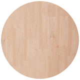 Vidaxl tafelblad rond ø50x2,5 cm onbehandeld massief eikenhout