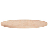 Vidaxl tafelblad rond ø60x2,5 cm onbehandeld massief eikenhout