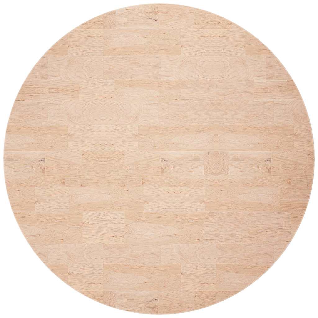 Vidaxl tafelblad rond ø70x2,5 cm onbehandeld massief eikenhout