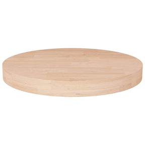 Vidaxl tafelblad rond ø30x4 cm onbehandeld massief eikenhout