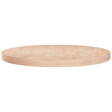 Vidaxl tafelblad rond ø80x4 cm onbehandeld massief eikenhout