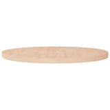 Vidaxl tafelblad rond ø90x4 cm onbehandeld massief eikenhout