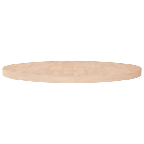 Vidaxl tafelblad rond ø90x4 cm onbehandeld massief eikenhout