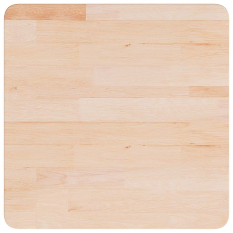 Vidaxl tafelblad vierkant 50x50x1,5 cm onbehandeld massief eikenhout