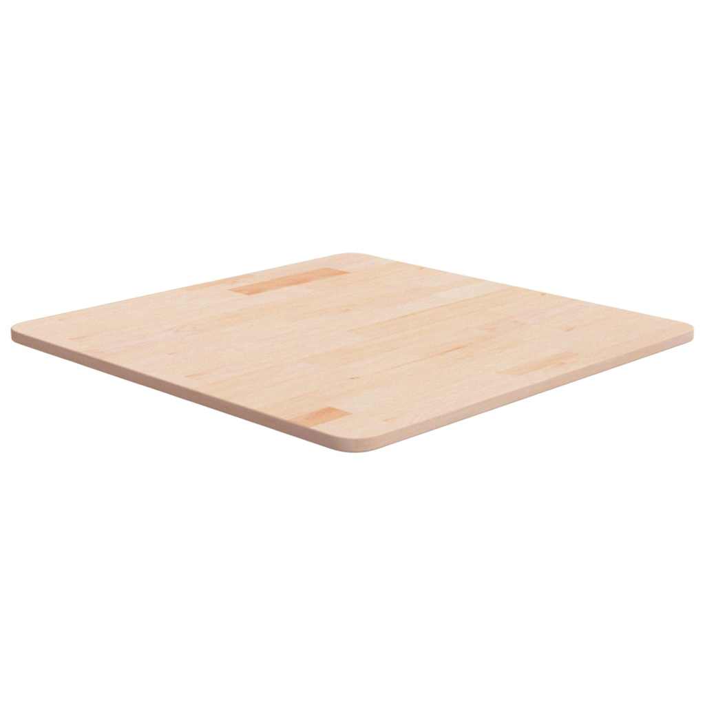Vidaxl tafelblad vierkant 60x60x1,5 cm onbehandeld massief eikenhout
