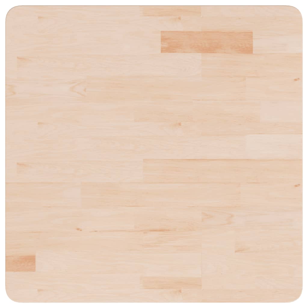 Vidaxl tafelblad vierkant 60x60x1,5 cm onbehandeld massief eikenhout