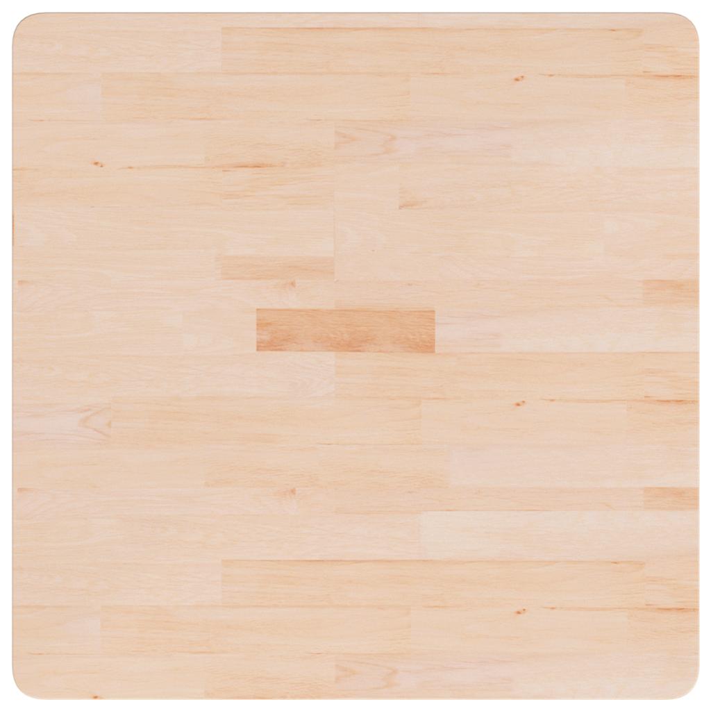 Vidaxl tafelblad vierkant 70x70x1,5 cm onbehandeld massief eikenhout