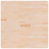 Vidaxl tafelblad vierkant 80x80x1,5 cm onbehandeld massief eikenhout
