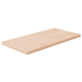 Vidaxl plank 40x20x1,5 cm onbehandeld massief eikenhout