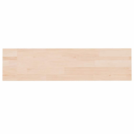 Vidaxl plank 80x20x1,5 cm onbehandeld massief eikenhout