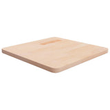 Vidaxl tafelblad vierkant 50x50x2,5 cm onbehandeld massief eikenhout