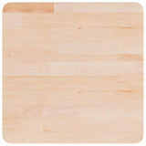 Vidaxl tafelblad vierkant 50x50x2,5 cm onbehandeld massief eikenhout