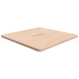 Vidaxl tafelblad vierkant 70x70x2,5 cm onbehandeld massief eikenhout